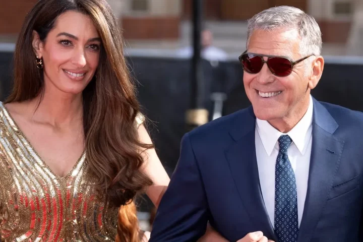 Amal Clooney and George Clooney attend 'A King's Trust 50th Anniversary Celebration' at Royal Albert Hall on May 11, 2026 in London, England.